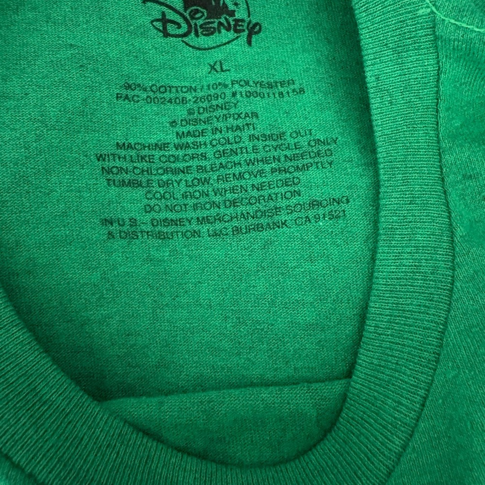 Disney Inside Out Joy & sadness green XL T-shirt RunDisney “A - Picture 7 of 8